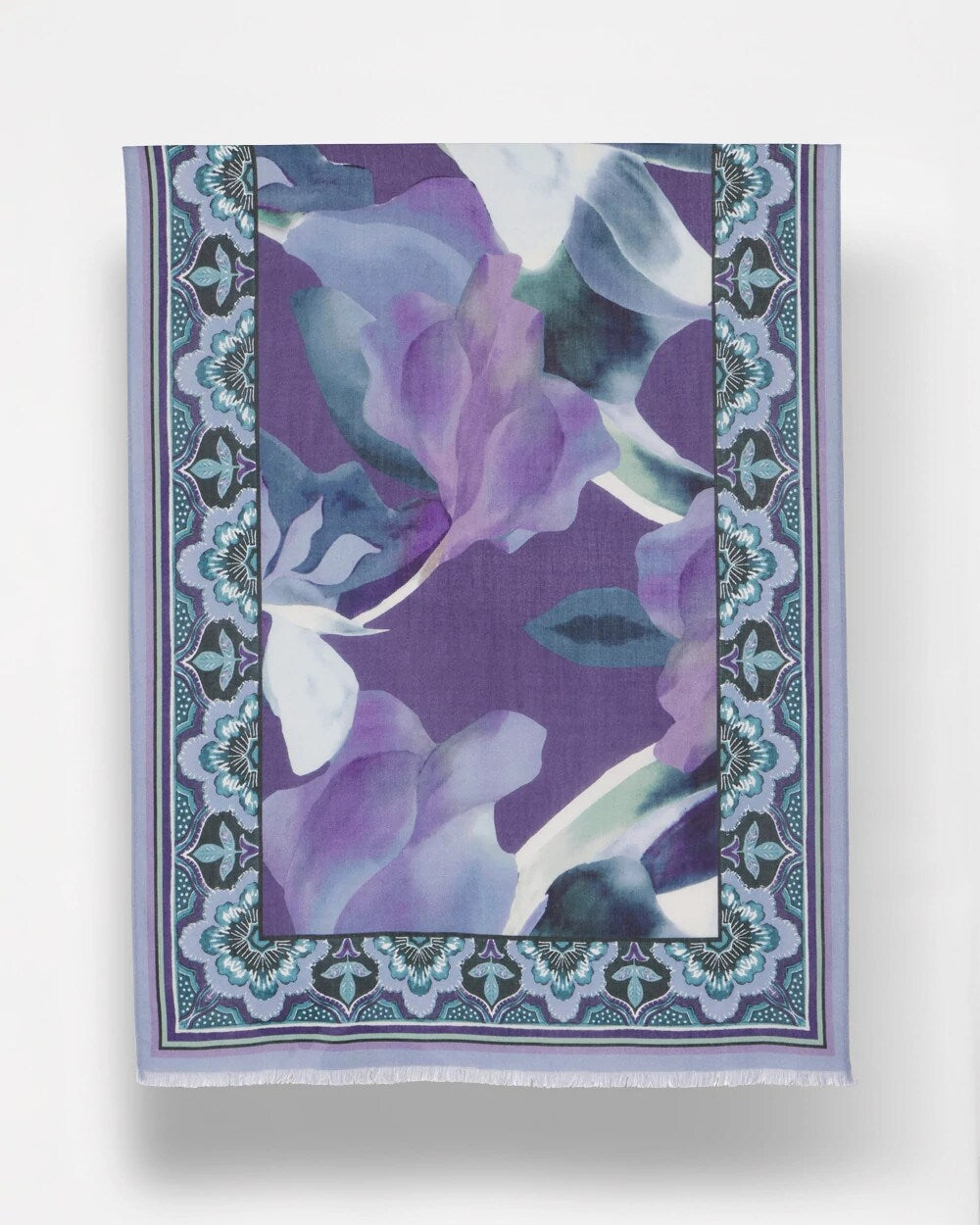 Chico's Artist Garden Oblong Scarf