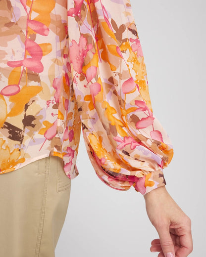 Chico's Split-Neck Blouse