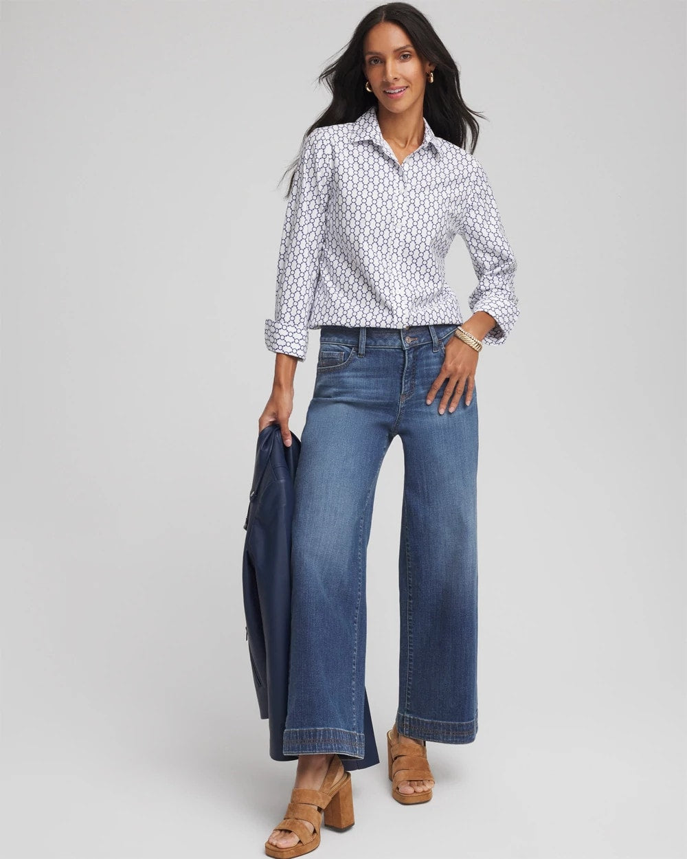Chico's No Iron™  Chain Connection Shirt