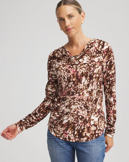 Chico's Touch of Cool™ Cowlneck Tee