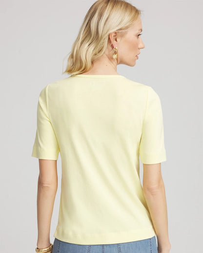 Chico's Classic Fit Pima Cotton Tee
