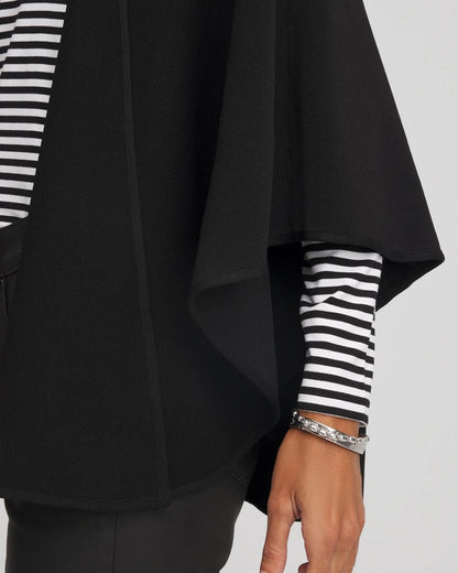 Chico's Crepe Open-Front Ruana
