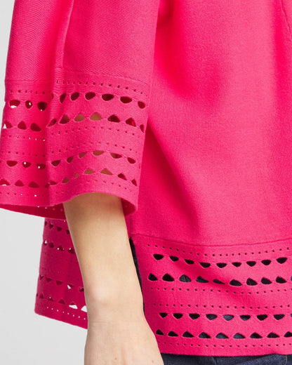 Chico's Cutout Open-Front Cardigan