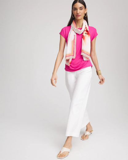 Chico's Cap Sleeve Dolman Tee