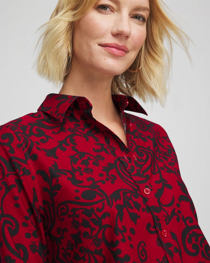 Chico's No Iron™ Vinstra Scrolls Shirt