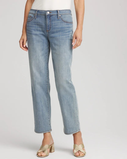 Chico's Girlfriend Straight Ankle Jeans