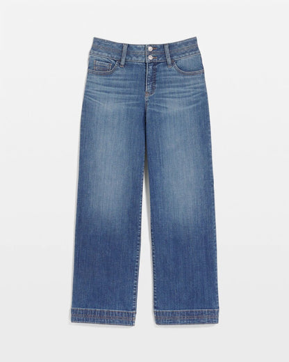 Chico's Double Stitch Wide-Leg Cropped Pants