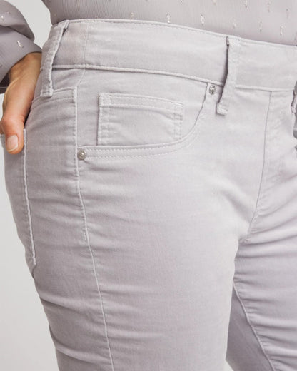 Chico's Velveteen Pull-On Flared Jeans