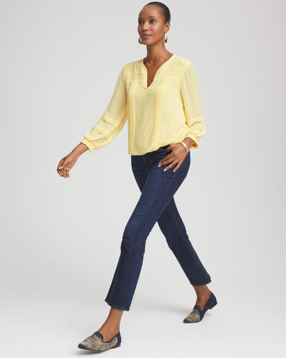 Chico's Girlfriend Cropped Flared Jeans