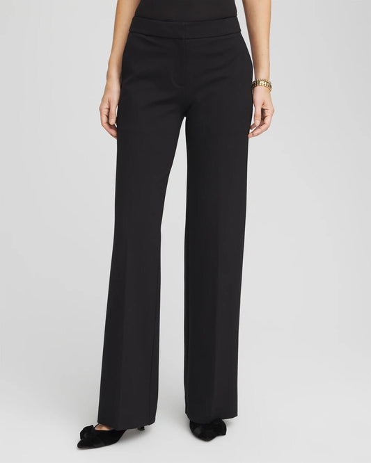Chico's Emme Wide-Leg Trouser Ponte Pants