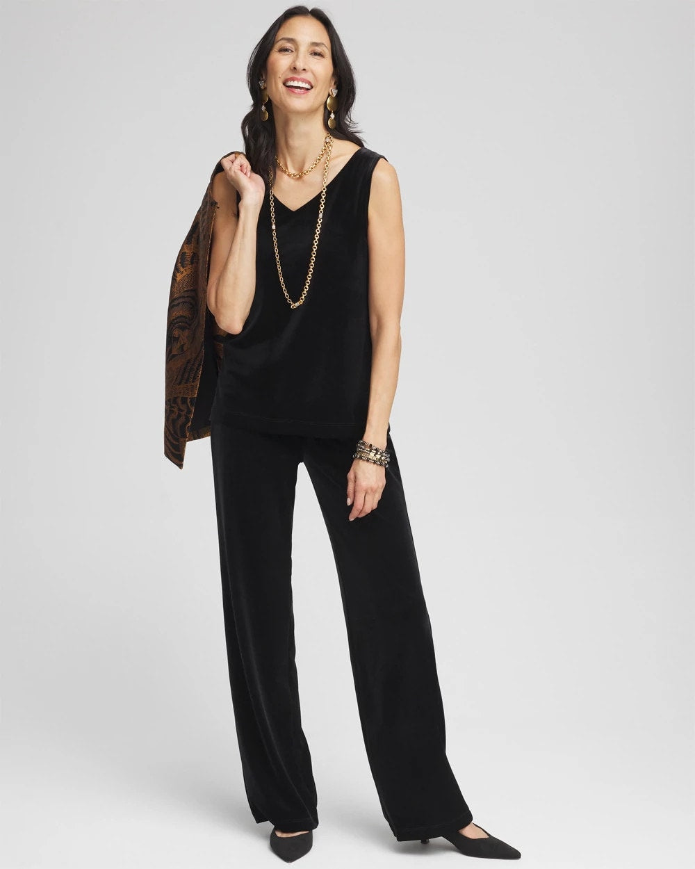 Chico's Travelers™ Velvet No Tummy Pants