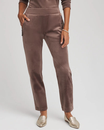 Chico's Zenergy® Velour Tapered Ankle Pants