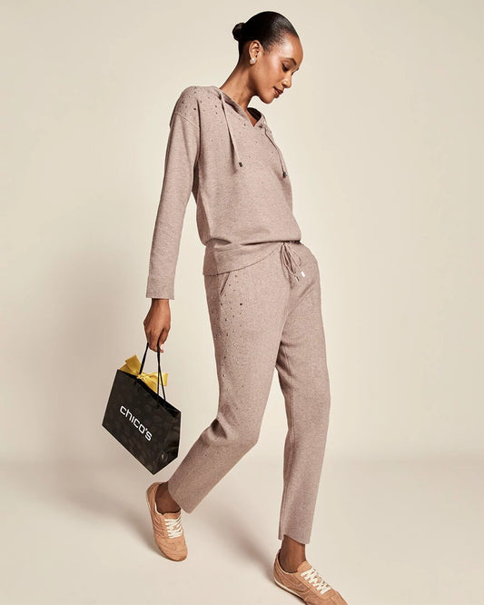 Chico's Zenergy® Luxe Rhinestone Ankle Pants