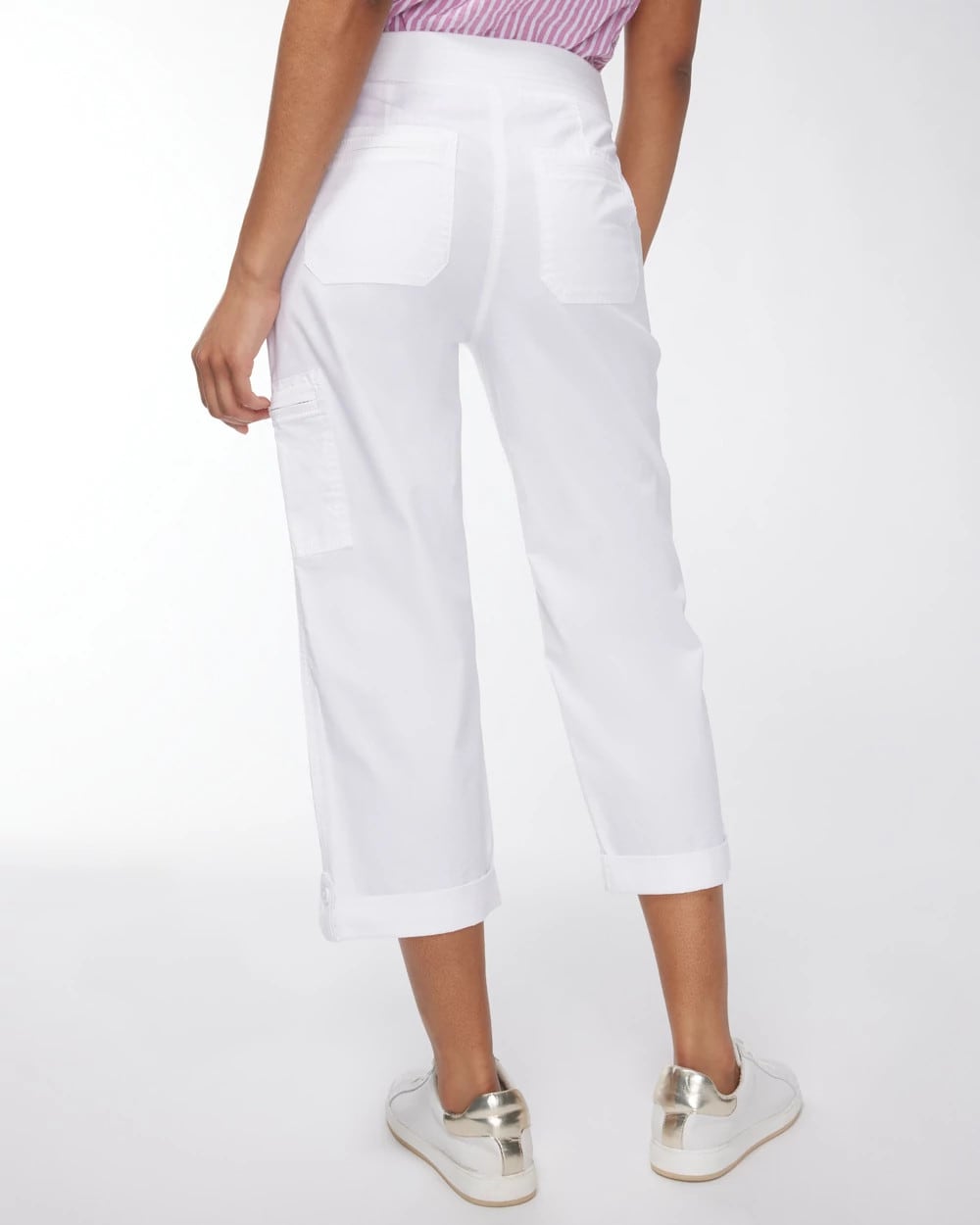 Chico's Poplin Cropped Pants