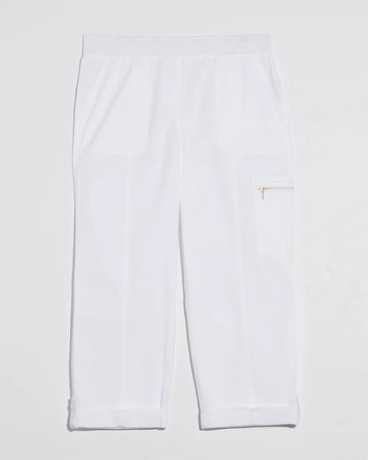 Chico's Poplin Cropped Pants