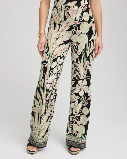 Chico's Travelers™ Island-Motif Palazzo Pants