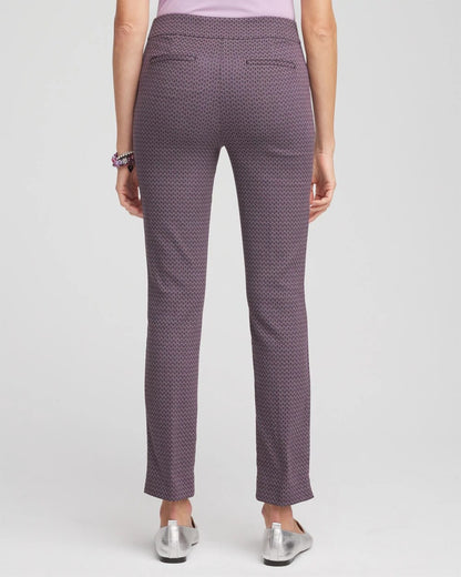 Chico's Brigitte Geo Slim Ankle Pants