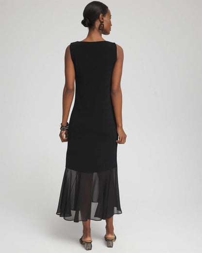 Chico's Travelers™ Chiffon Hem Dress