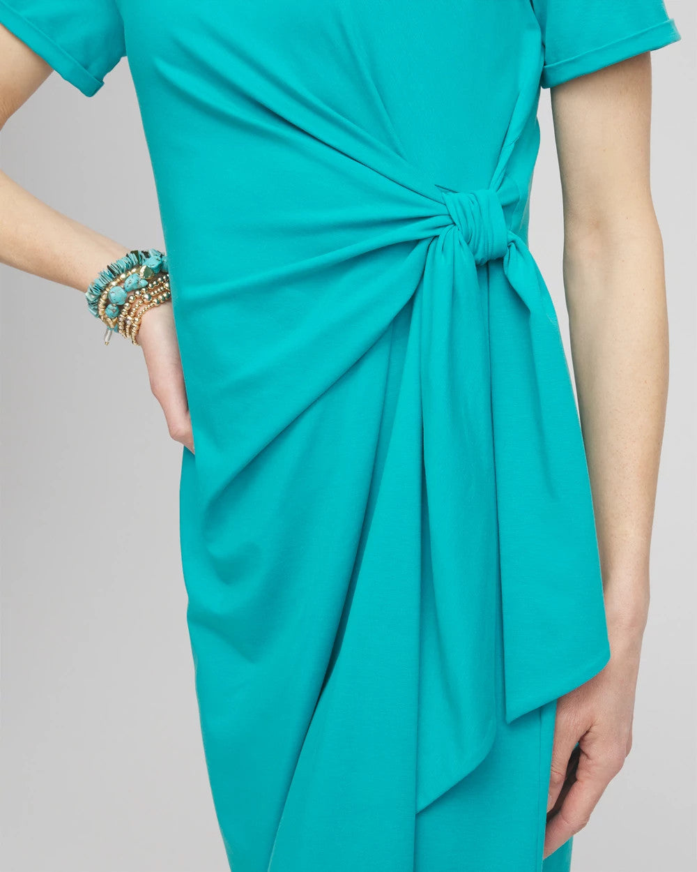 Chico's Twist Tie-Front Dress