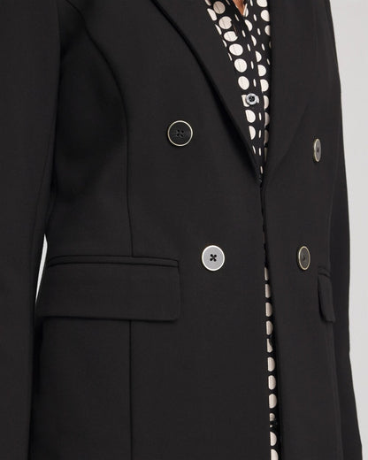 Chico's Ponte Double-Breasted Knit Blazer