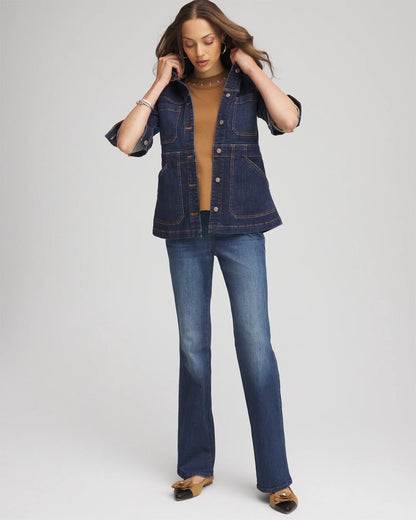 Chico's Denim Field Jacket