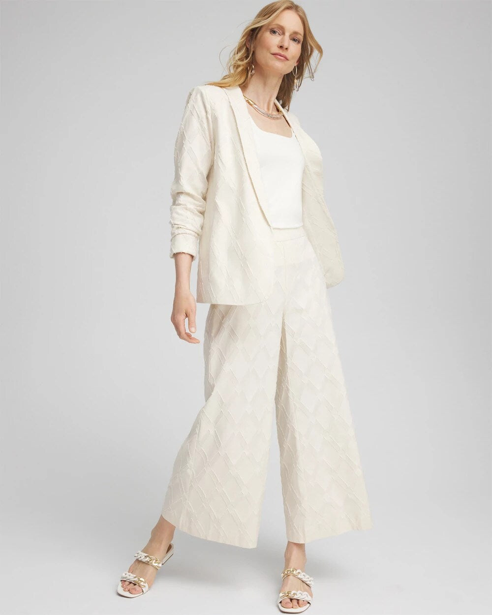 Chico's Textured Blazer