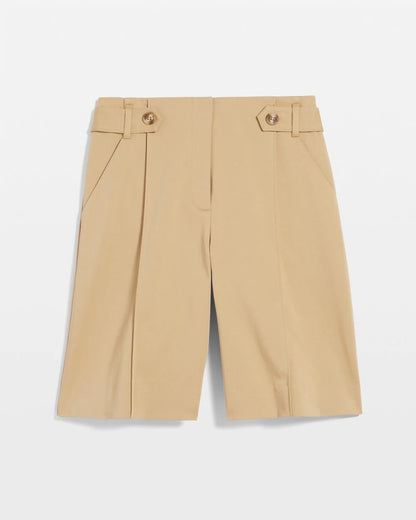 Chico's Sateen Tab-Front A-line Shorts