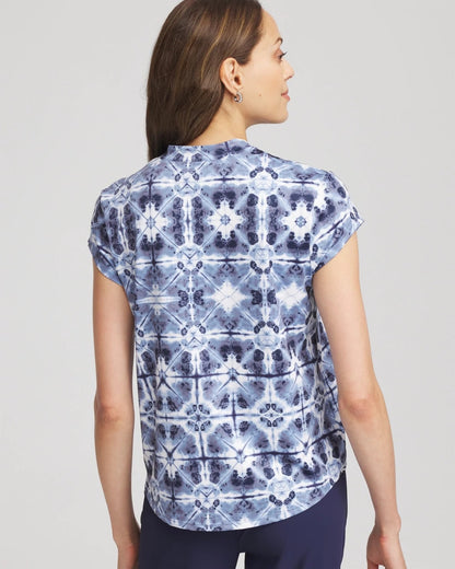 Chico's Zenergy® UPF Printed Polo Top
