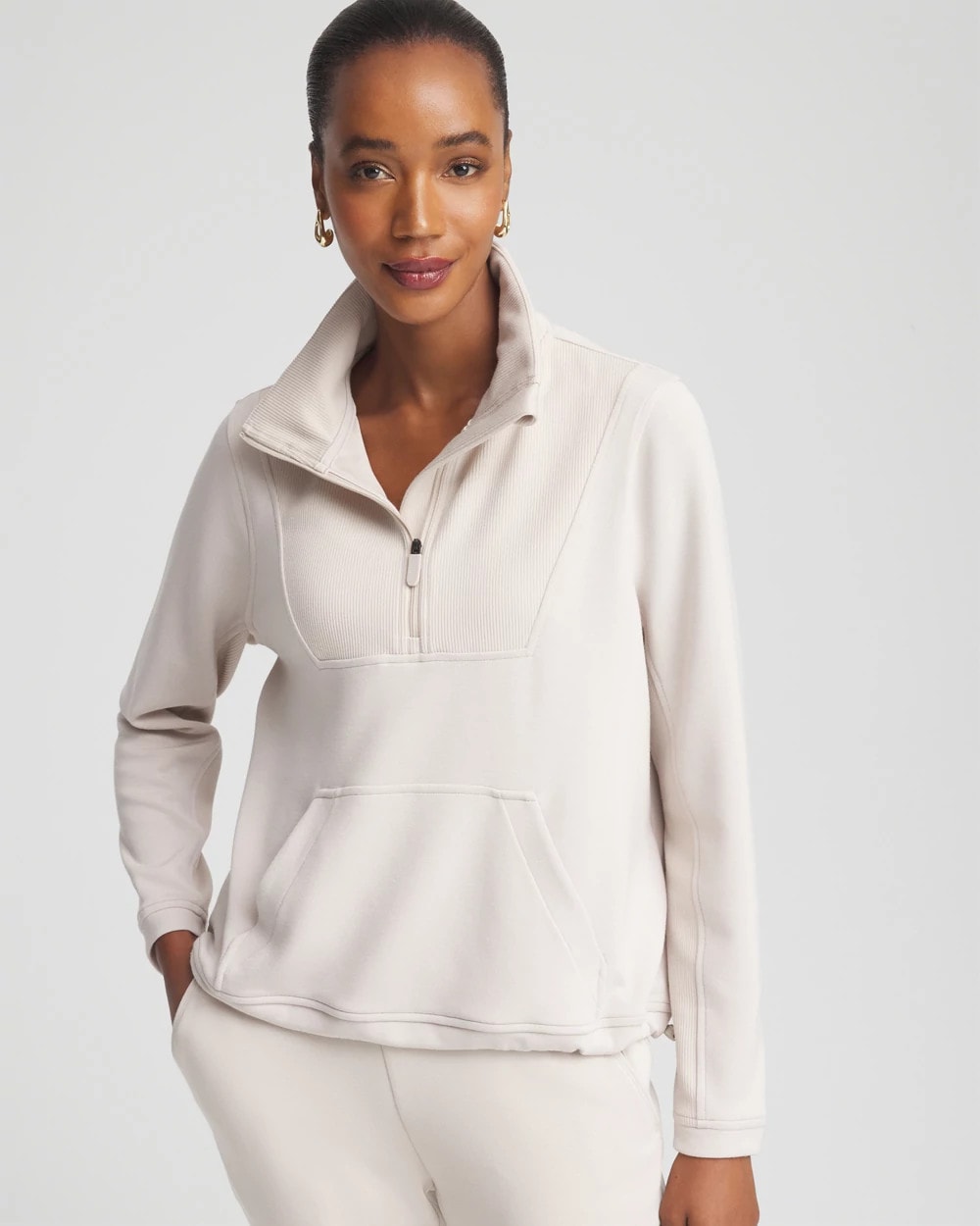 Chico's Zenergy® Ribbed Sweatshirt
