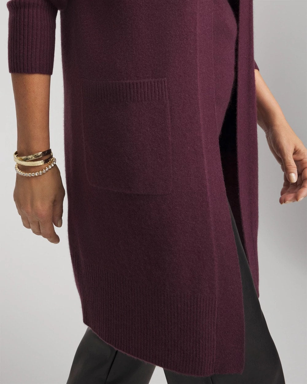 Chico's Cashmere Duster Cardigan