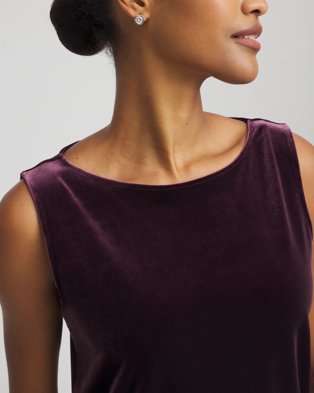 Chico's Travelers™ Velvet Side-Slit Tank