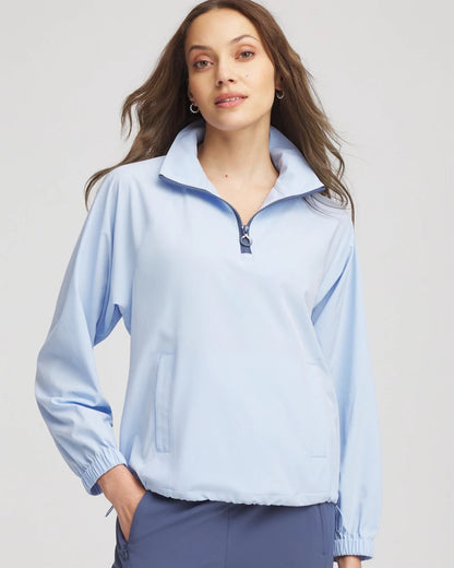 Chico's Zenergy® UPF Half-Zip Mockneck Top