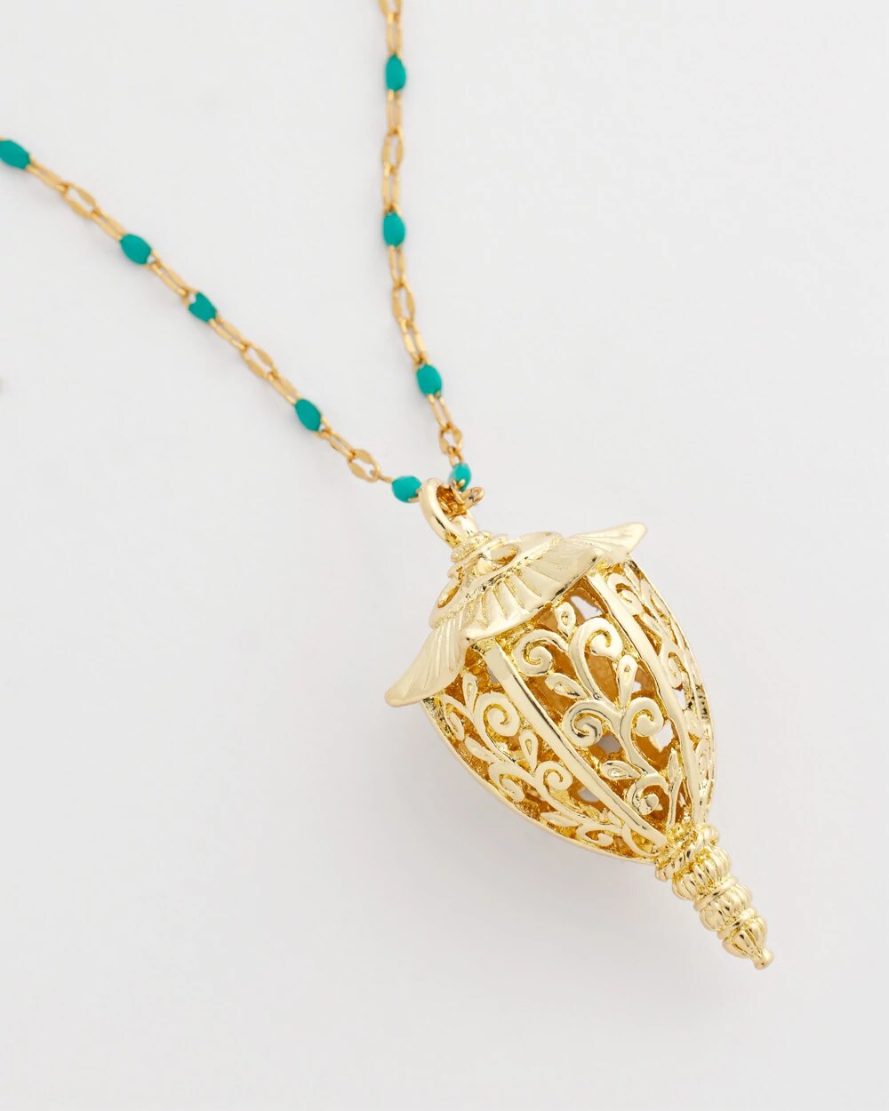 Chico's Lantern Pendant Necklace