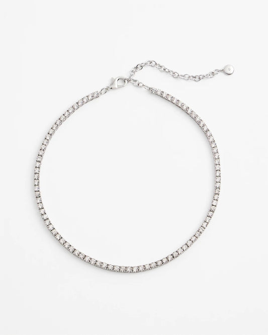 Chico's Silver Tennis Necklace