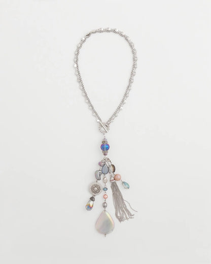 Chico's Stone & Shell ​​Twice As Nice Pendant