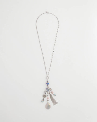 Chico's Stone & Shell ​​Twice As Nice Pendant