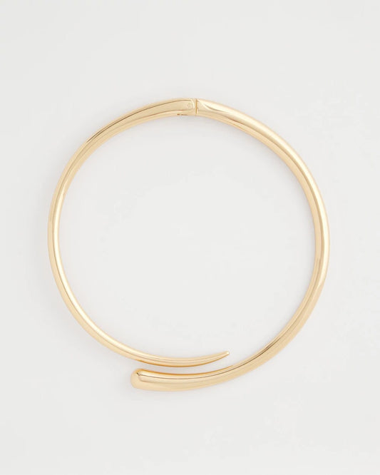 Chico's Gold Hinge Collar Necklace