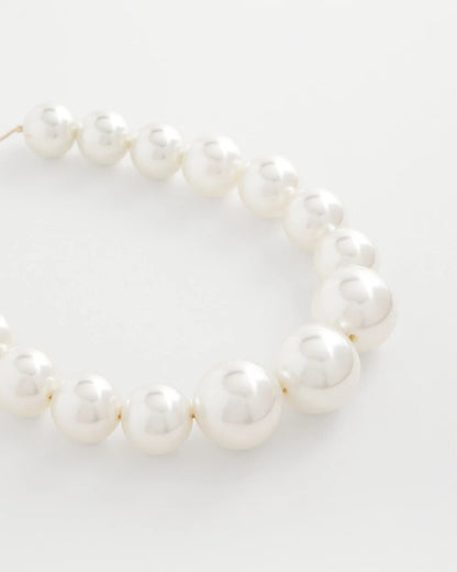 Chico's Large Pearl Collar Necklace
