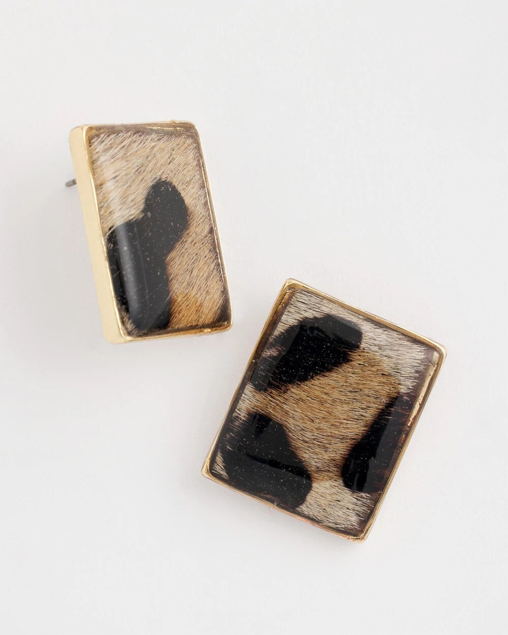 Chico's Chico's Originals Animal Square Stud Earrings