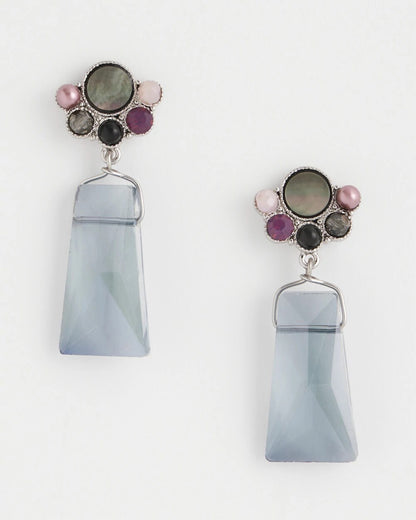 Chico's Multi Faceted Drop Earrings