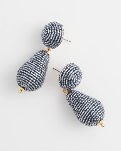 Chico's Wrapped Teardrop Post Earrings