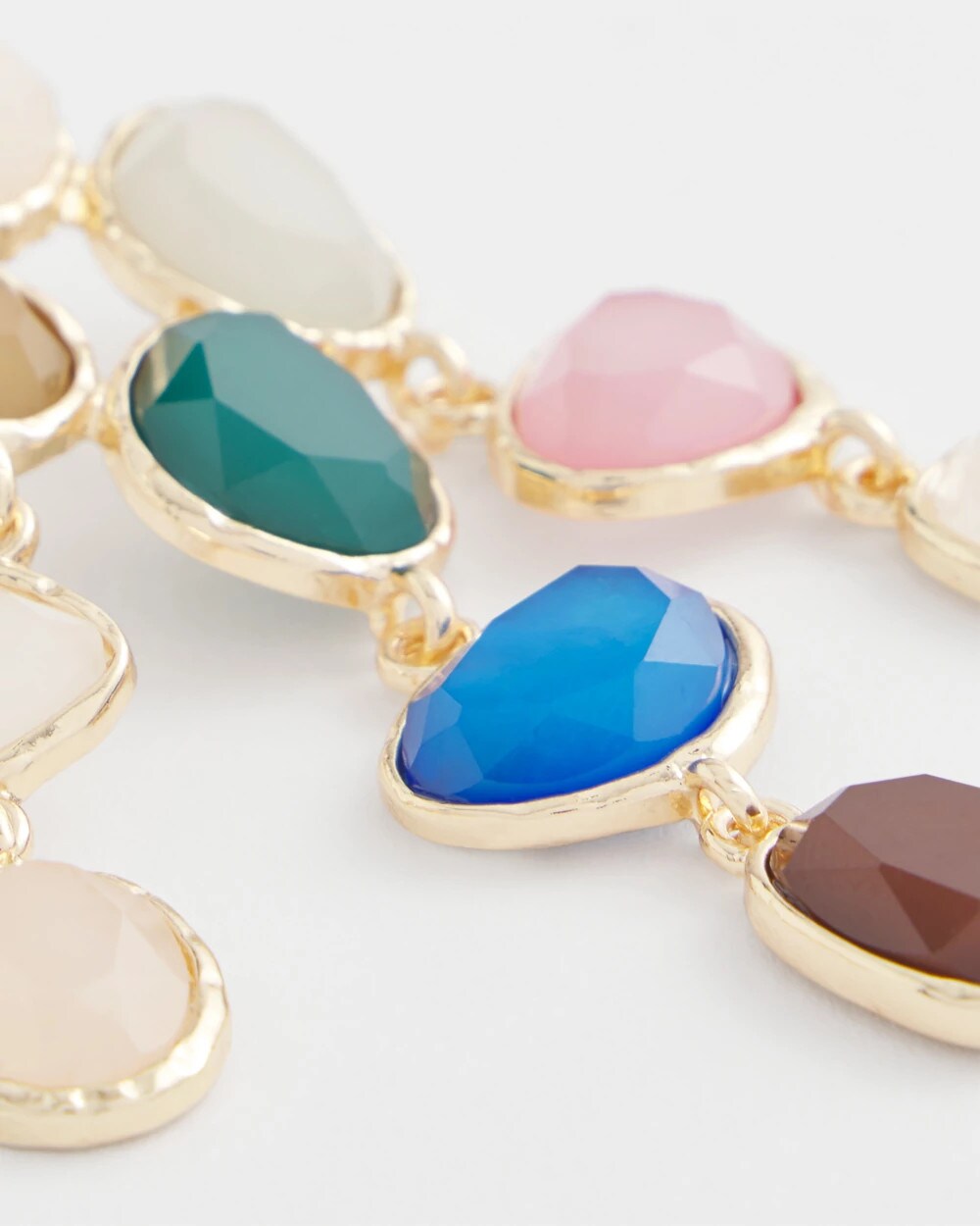 Chico's No Droop® Rainbow Resin Drop Earrings