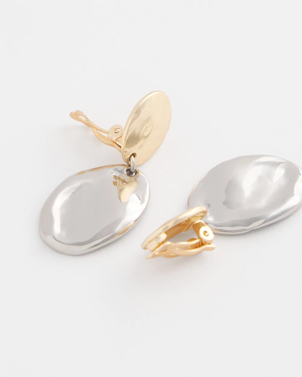 Chico's No Droop™ Mixed-Metal Clip-On Earrings