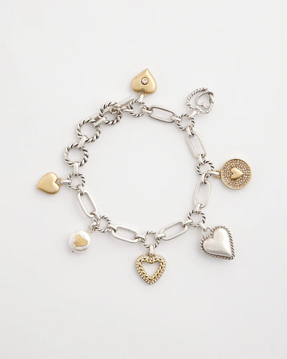 Chico's Heart Charm Bracelet