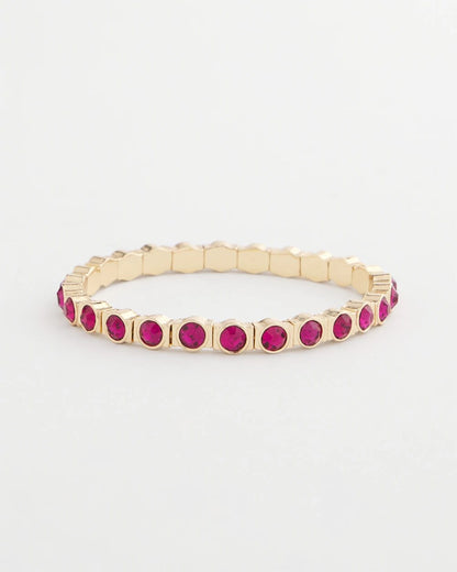 Chico's Small Faceted Stretch Bracelet