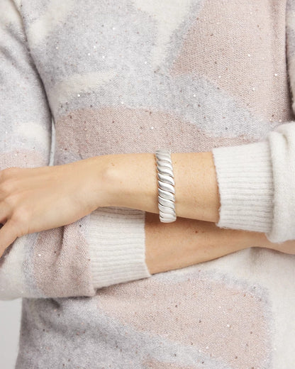 Chico's Matte Twist Stretch Bracelet