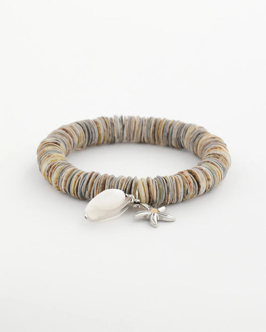 Chico's Agate Stretch Charm Bracelet