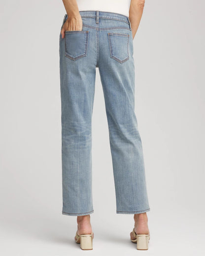 Chico's Girlfriend Straight Ankle Jeans