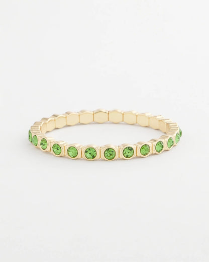 Chico's Small Faceted Stretch Bracelet