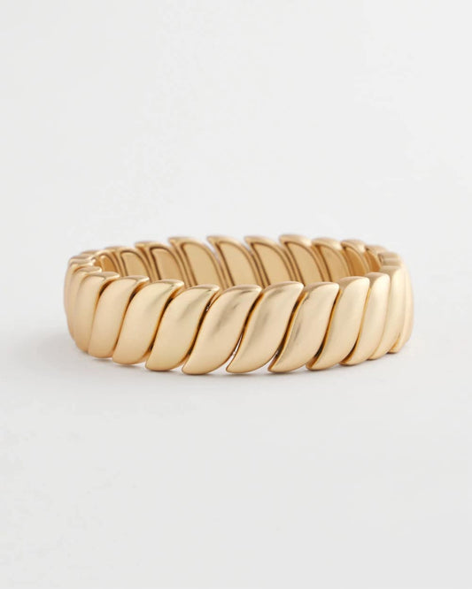 Chico's Matte Twist Stretch Bracelet
